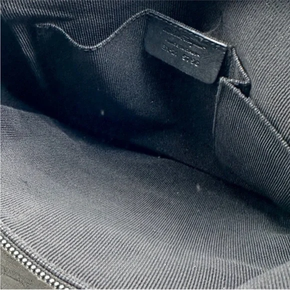 Vintage Salvatore Ferragamo Gancini Monogram Canvas Crossbody Bag - Black - Picture 7 of 14